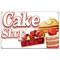 Signmission Cake Shop Banner Concession Stand Food Truck Single Sided B-Cake Shop19 - alternate 1